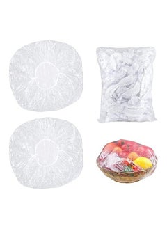 MIRFA Stretchable And Disposable Plastic Food Wrap And Container Lids (Pack of 100)  - Image 1