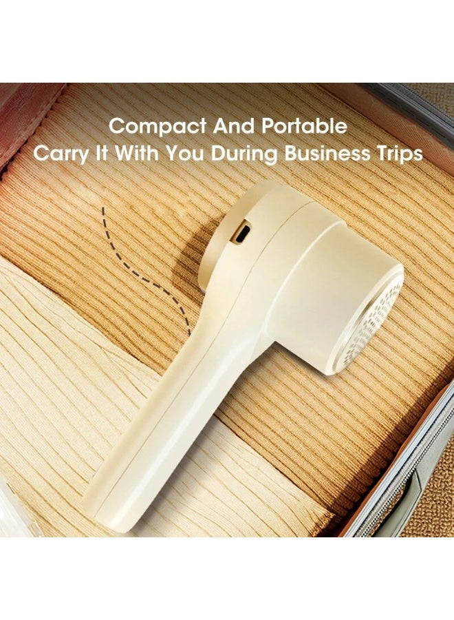 آر إيه أف إزالة الوبر من الملابس من RAF، ماكينة حلاقة أقمشة قوية بقدرة 5 واط وسرعة 7600 دورة في الدقيقة، شاشة LCD، نظام شفرات 6 شفرات وحاوية تخزين كبيرة - Image 5