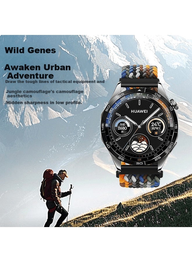 Mssm Compatible Huawei Watch Gt6 Strap Watch5/gt5pro/gt5/4/3/watch4pro/3pro Nylon Woven Magnetic Buckle Strap 22mm - Image 4