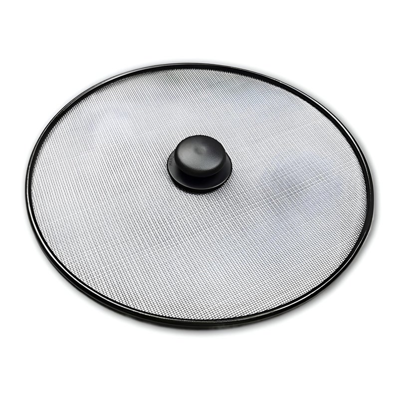 Splatter Guard - Premium Stainless Steel Anti-Splatter Screen for Frying Pans, Pots, and Skillets - Universal Fit Grease Shield Protects from Hot Oil & Prevents Messes - Kitchen Cooking Essential (4) - Image 1