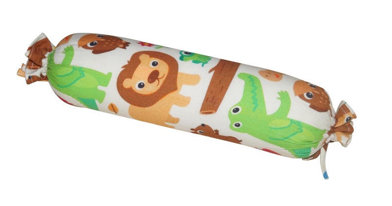 Oscar Home Cot Pillow + 2 BolsterSet with Fillers -Soft Eco Friendly Fabric (Safari) - Image 2