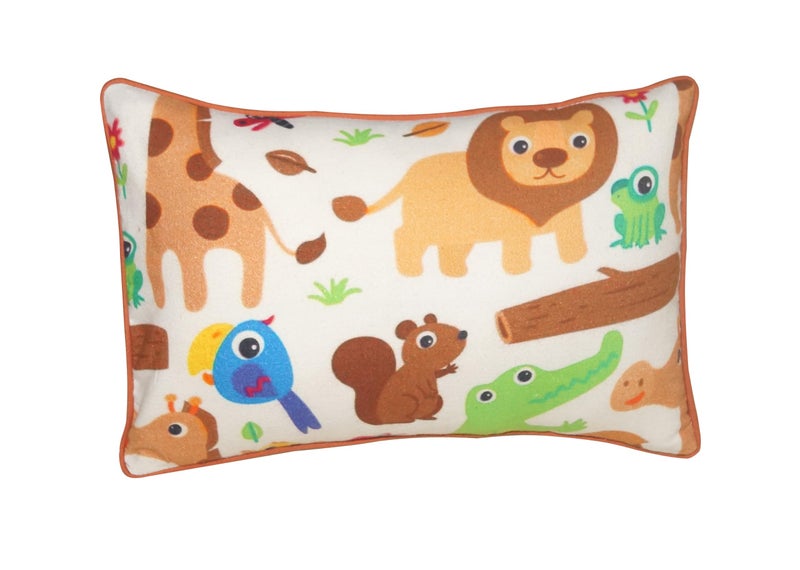 Oscar Home Cot Pillow + 2 BolsterSet with Fillers -Soft Eco Friendly Fabric (Safari) - Image 3