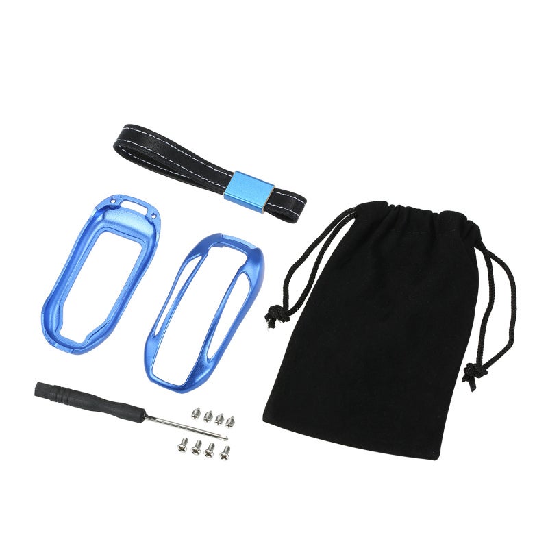 Tesla Model X Key Cover: Blue Aviation Aluminum, Rust Proof Lightweight Design - Easy Installation With Included Tools, Protective Key Cover for Tesla Model X Owners - Image 2