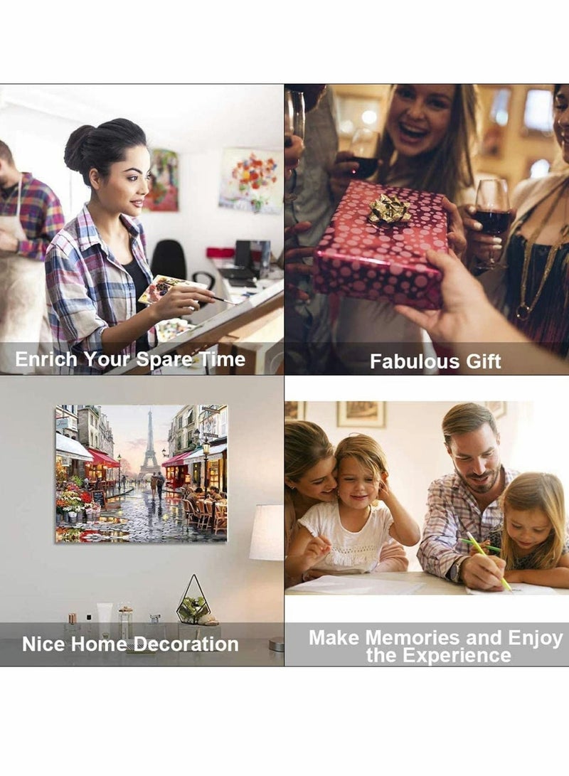 كابتن تيك DIY Paint by Numbers, Canvas Oil Painting Kit for Kids & Adults Drawing Paintwork Acrylic DIY Oil Painting for Adults Kids Painting by Number Kit Kids & Adults & Beginner - Image 3