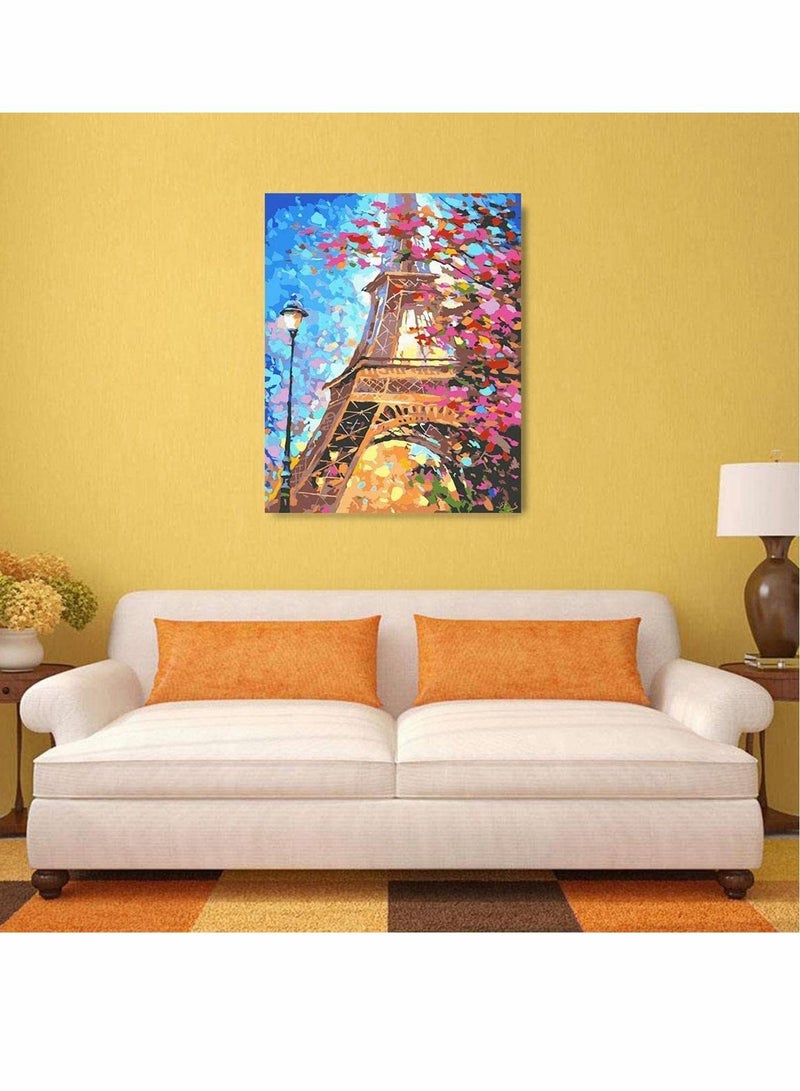 كابتن تيك DIY Paint by Numbers, Canvas Oil Painting Kit for Kids & Adults Drawing Paintwork Acrylic DIY Oil Painting for Adults Kids Painting by Number Kit Kids & Adults & Beginner - Image 2