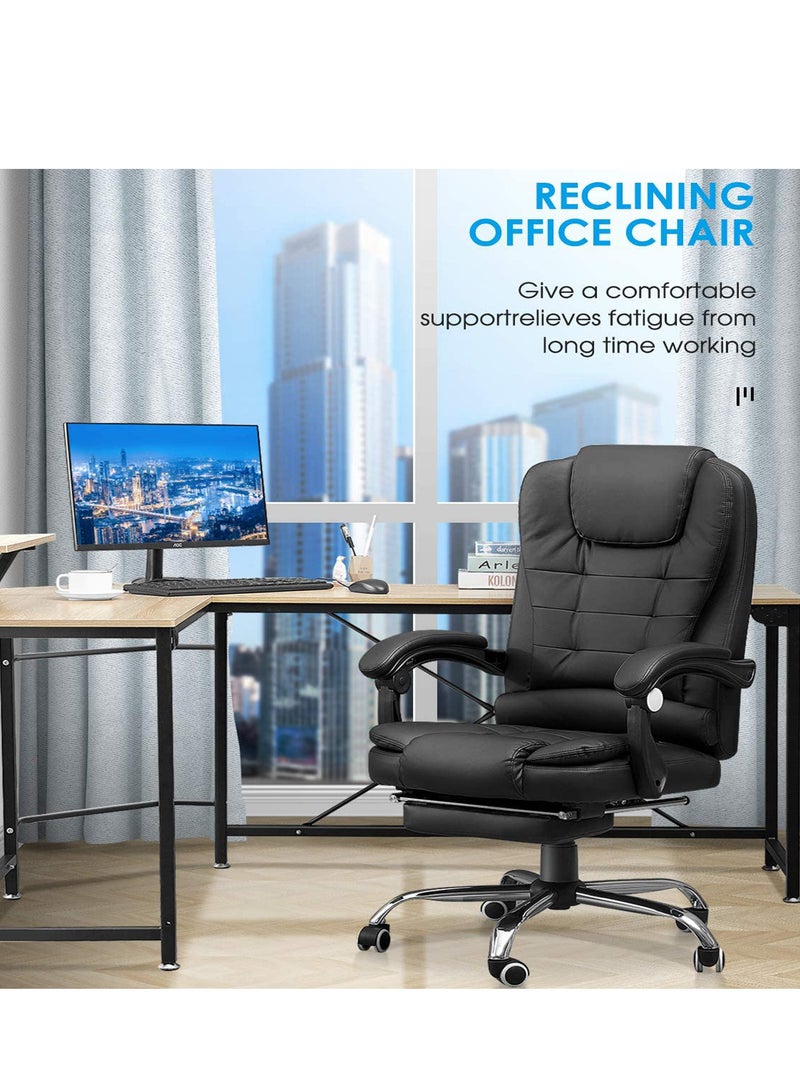 ZUIHAO Back Ofiice Chair Adjustable PU Leather PC Computer Chair for Gaming Office or Students Ergonomic High Back Computer Chairs - Image 4