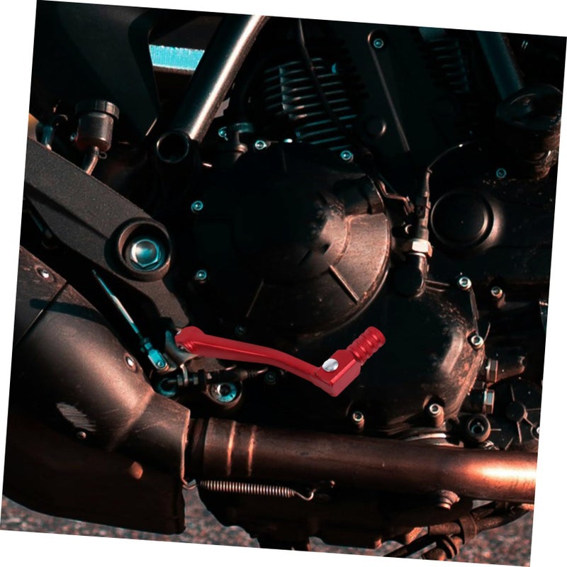 Gatuida Red Aluminum Alloy Motorcycle Gear Shift Lever Off-Road Shifter Motorbike Accessory - Image 3