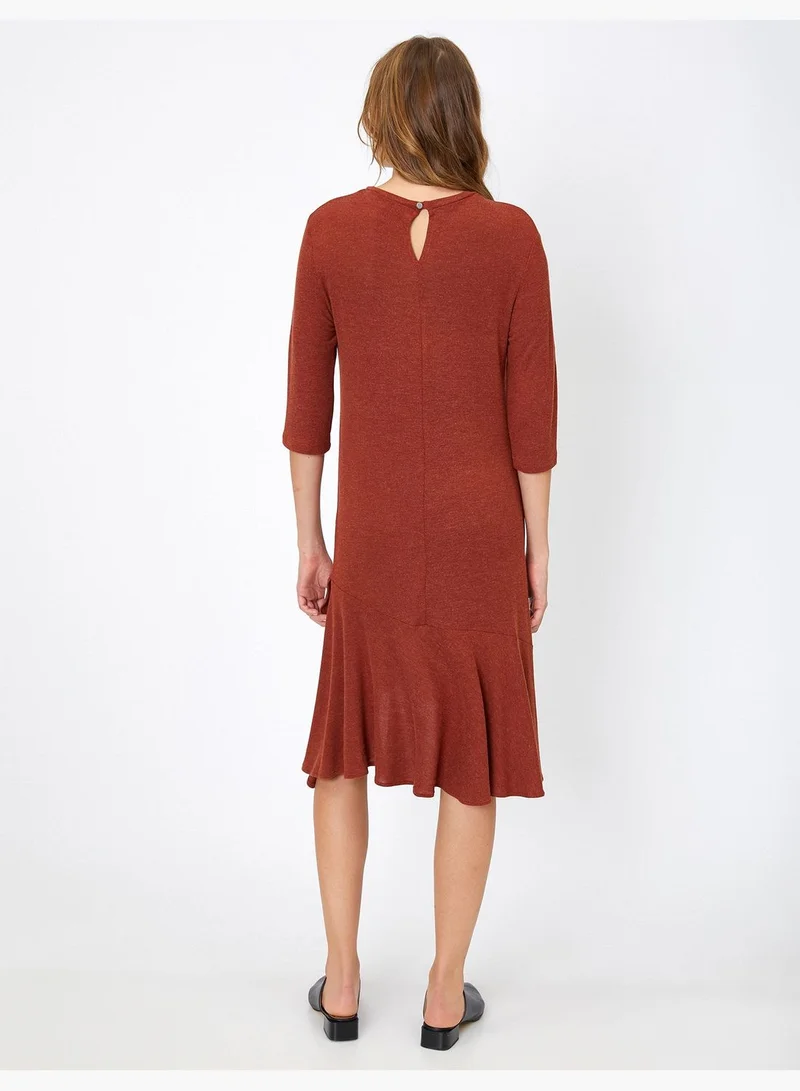 KOTON Frill Detailed Dress