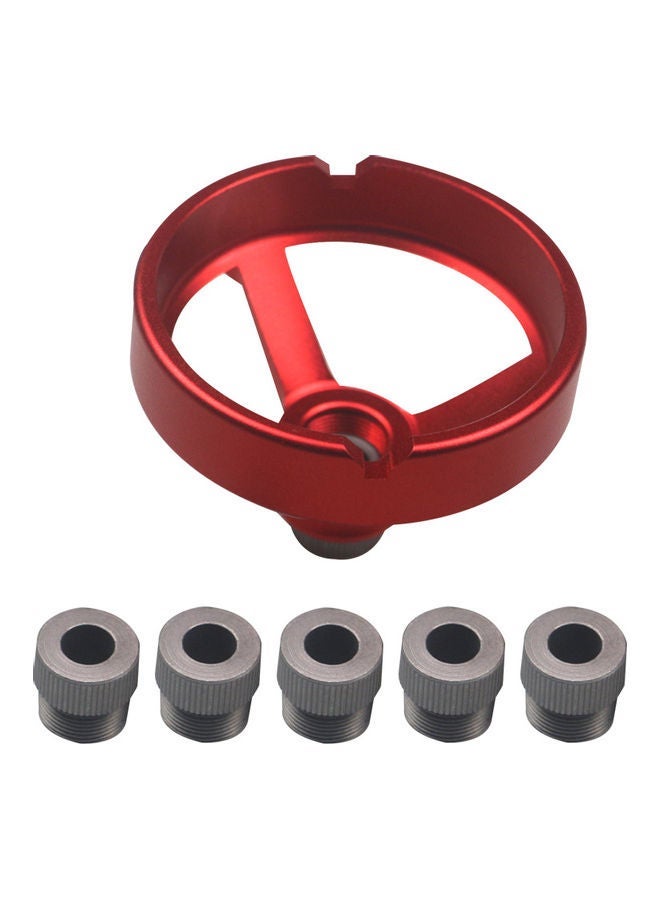 NIBEMINENT 5-10 mm Punching Locator Woodworking Tool Red 8.7x6.3x8.6cm - Image 1