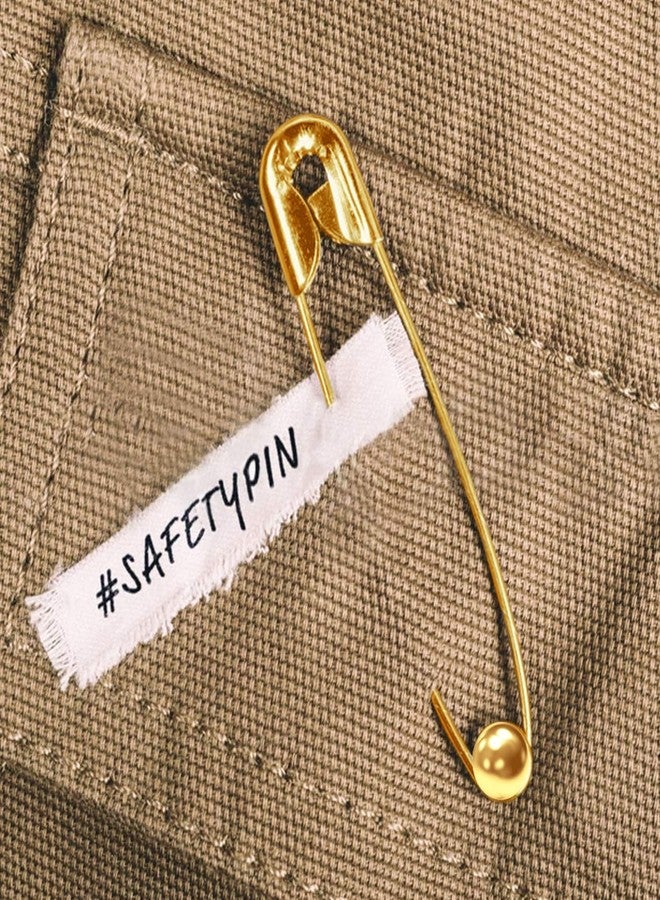 VAMA Fashions Golden Metal Balls Safety Pin Set Saree Pallu Pleats Hijab Locking Pinning Clothing Sewing Multipurpose Crafting Pins for Women (Saree Pleated pins) - Image 5