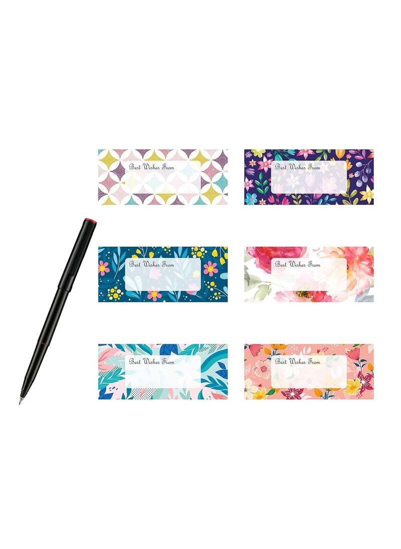 Bookworm Bookworm 60 Pieces Tear-Resistant Water Proof Paper | Best Wishes Tags | Best Wishes Cards |  - Image 1
