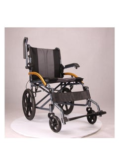 Relax Smart Lightweight Wheelchair with Seat for Disabled People with Special Needs and Limited Mobility Elderly Walker with Solid Wheels Self Propelled Wheelchair  - Image 5