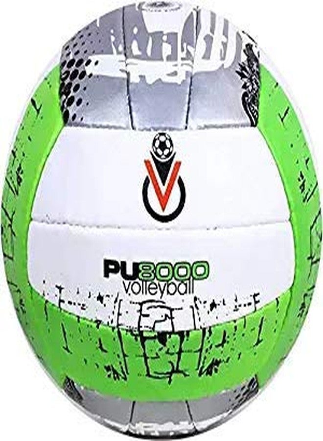 Gravin vinayak pu Green 8000 Volleyball - Size: 4 (Pack of 1, Green) - Image 1
