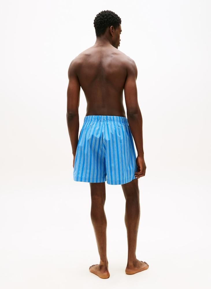 TOMMY HILFIGER TH Original Print Poplin Pyjama Shorts - Image 2