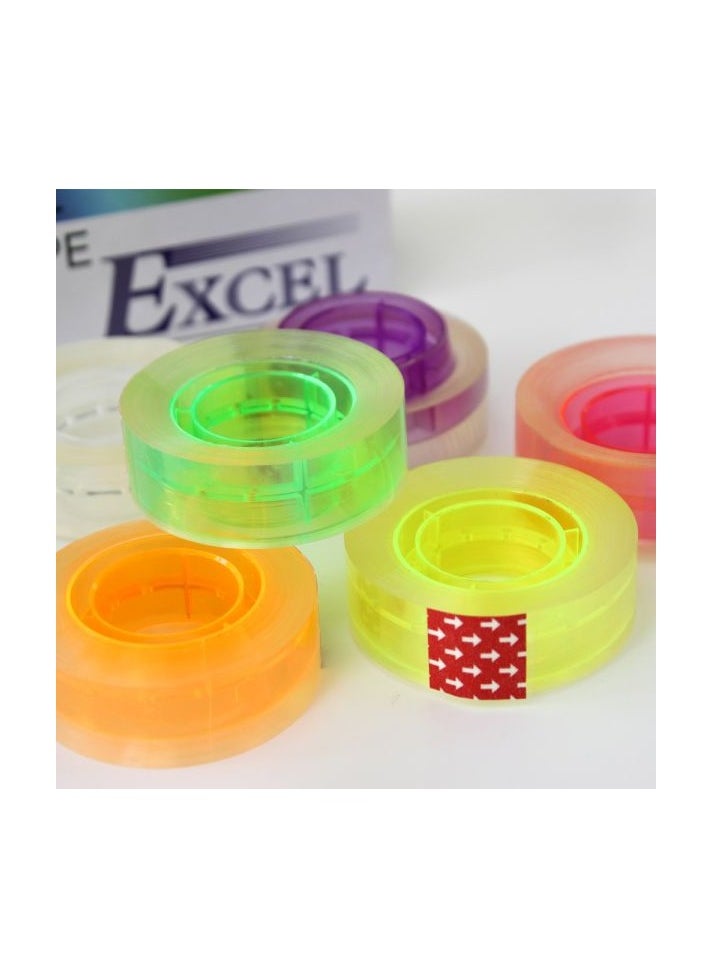 ORYX Crystal Clear Tape On Colored Core Economy  (3/4in) 36YD  - Image 4