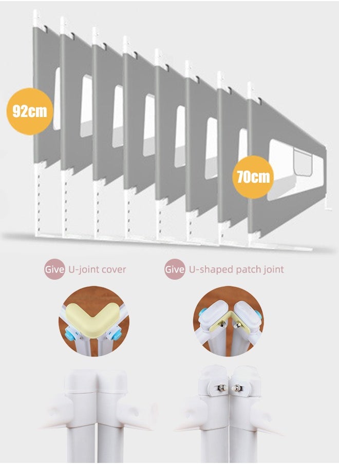 Occuwzz - Bed Rails Toddlers Baby Bed Guards Fold Down Safety Bedrail - Image 1