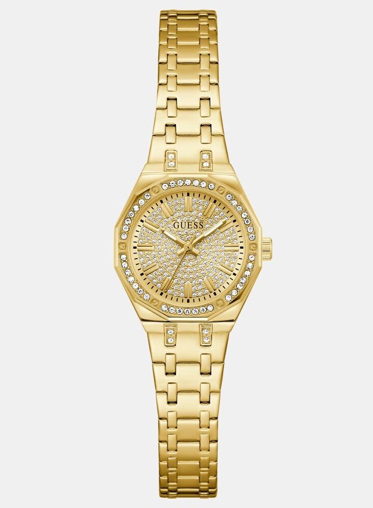 GUESS Ladies Gold Tone Analog Watch - Image 1