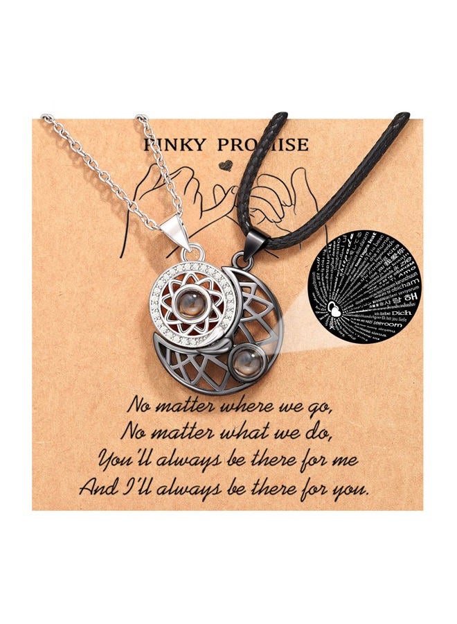 UPROMI Couples Gift Ideas, Matching Necklace for Couple Gifts I Love You Couples Stuff Cute Birthday Anniversary Sweetest Wedding Christimas Valentines Day Gifts for Him Her Boyfriend Girlfriend - Image 1