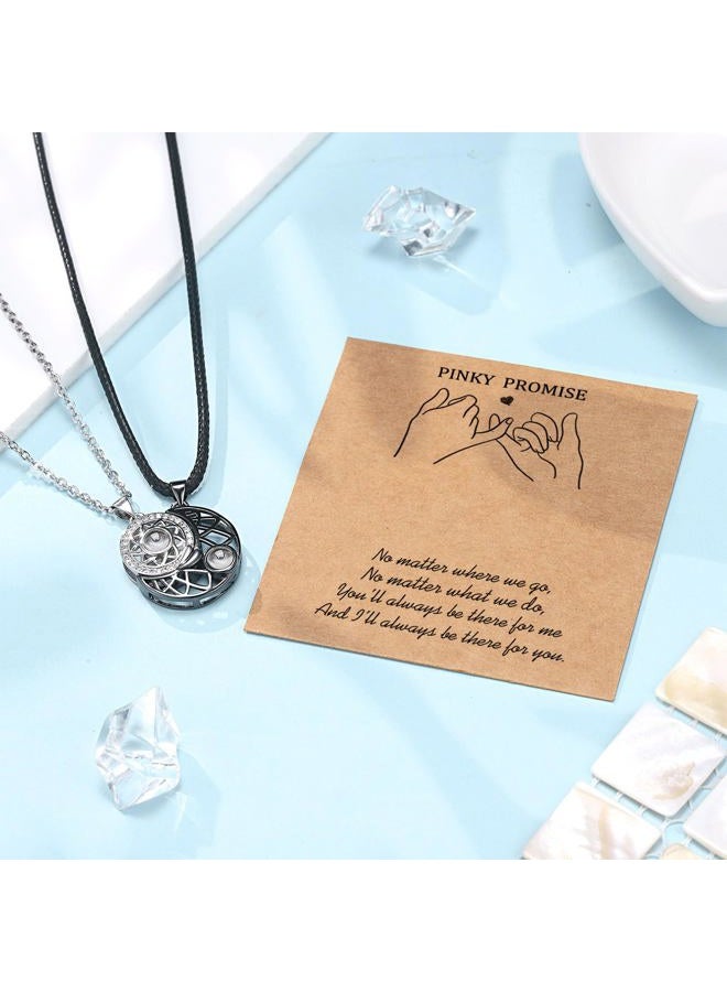 UPROMI Couples Gift Ideas, Matching Necklace for Couple Gifts I Love You Couples Stuff Cute Birthday Anniversary Sweetest Wedding Christimas Valentines Day Gifts for Him Her Boyfriend Girlfriend - Image 5