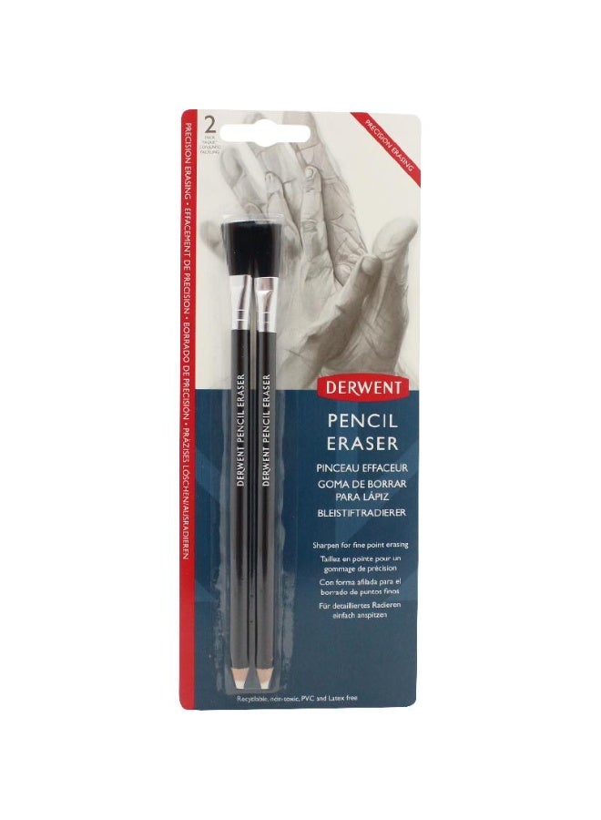 Derwent Artist Eraser with Brush Black - Image 1