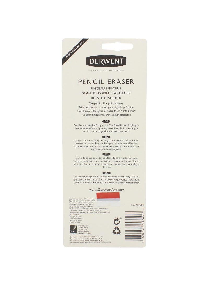 Derwent Artist Eraser with Brush Black - Image 2