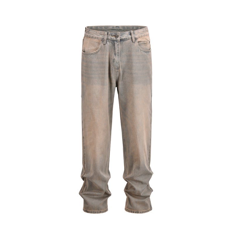 High Street Kanye American Style Men'S And Women'S Multi-Pocket Cargo Jeans Straight Loose Ripped Pants Various Styles - Image 1