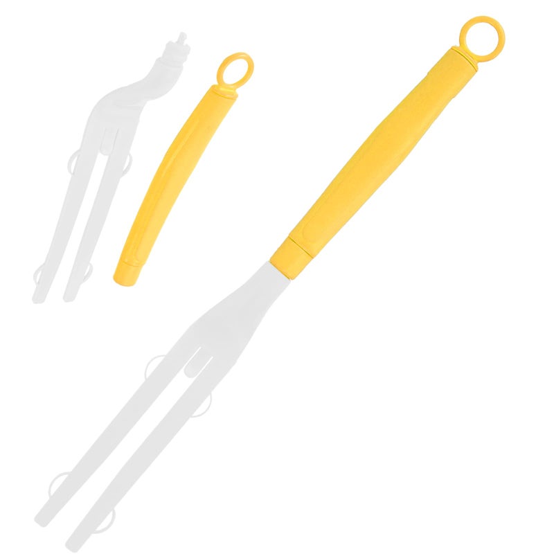 Engorgio Duster Handle Compatible with Swiffer Duster,Replacement Extendable Dusters Mop Handles for Swiffer Refill,Replaceable Small Duster Refill Handles for Tight Spaces(Yellow,1Pcs) - Image 1