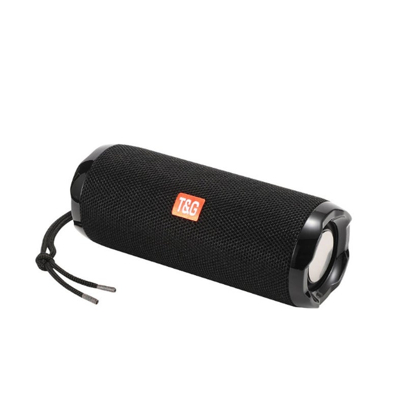 Cross-border e-commerce TG speaker hot-selling portable fabric TWS wireless Bluetooth speaker subwoofer IPX four-level waterproof Gold - Image 4