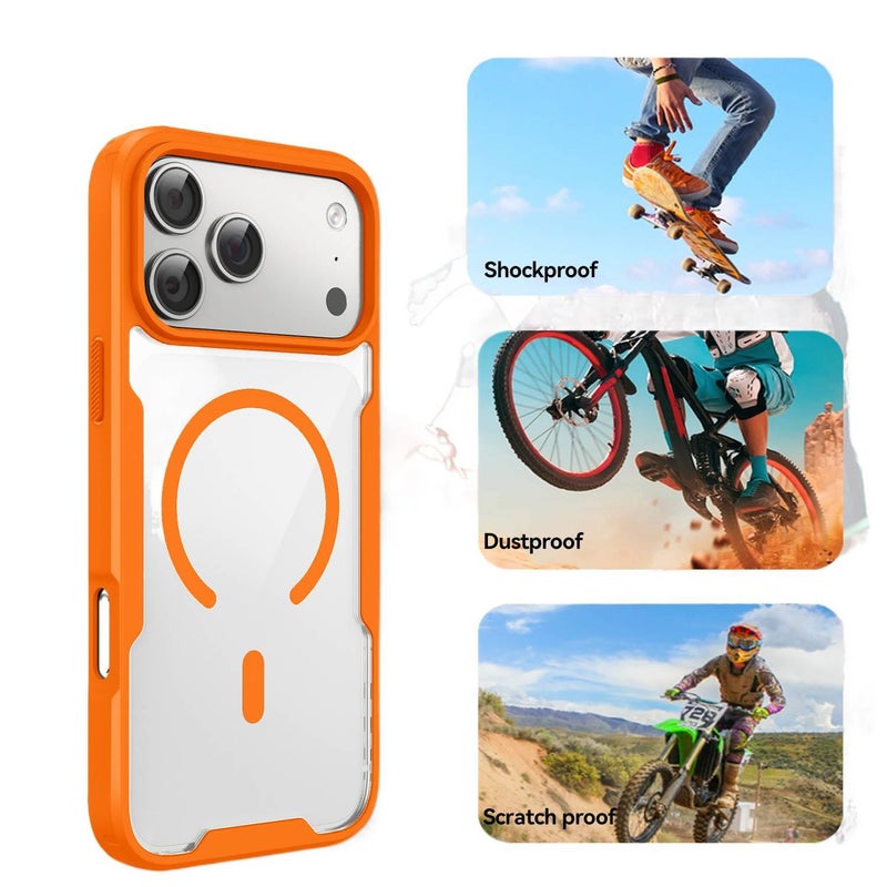 PC MagSafe Case for iPhone 15 / 15 Plus / 15 Pro / 15 Pro Max with Drop Protection and Strong Magnetic plus Shockproof plus Magnetic in Blue - Image 3