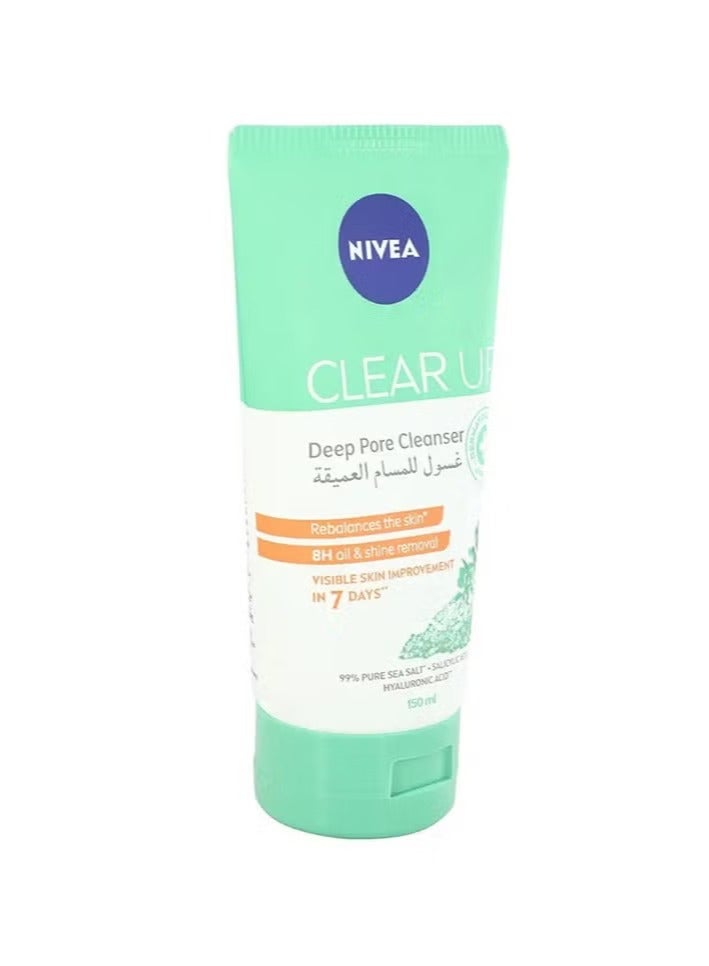 Nivea clear up deep pore cleanser 150ml
