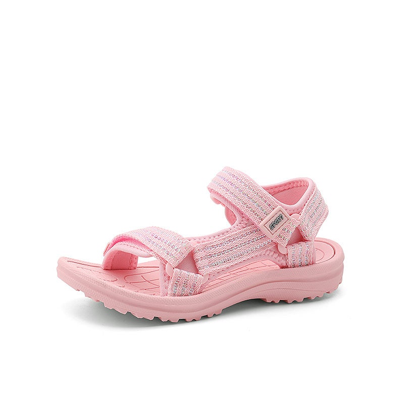 2025 Summer Little Girl'S One Word Soft Sole Non-Slip Sandals For Boys And Girls Sandals Children'S New Arrival Zhongda Children'S Shoes - Image 1