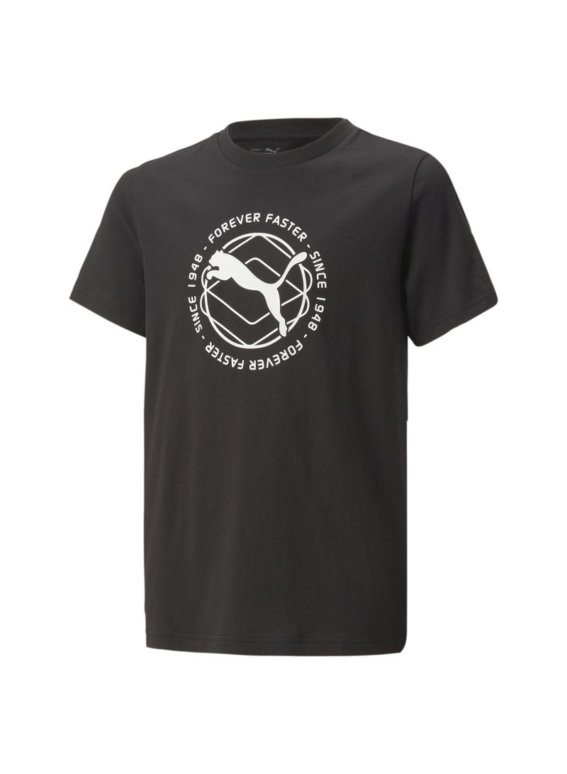 PUMA Active Sports Boys Short Sleeve Graphic T-shirt  - Image 5