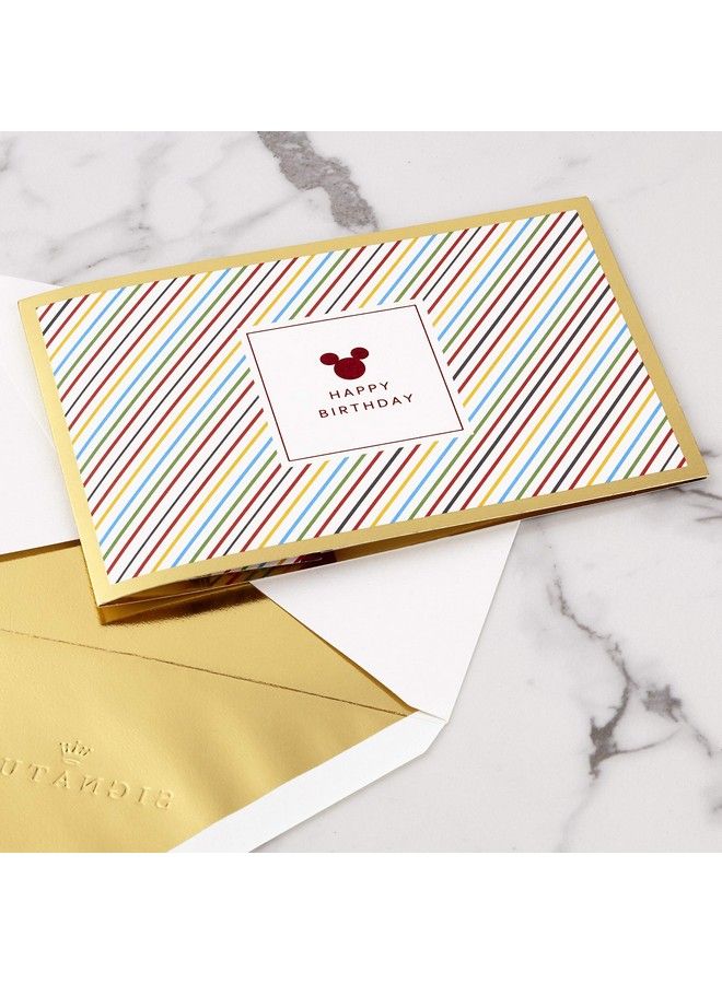 Hallmark بطاقة عيد ميلاد من الورق المميز (ديزني ميكي ماوس وأصدقائه) - Image 3