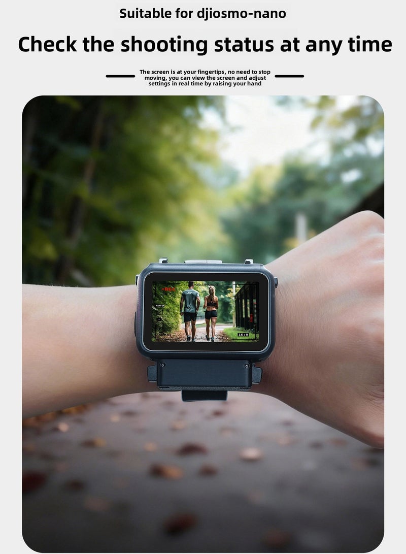 Wrist Strap for DJI Nano – Camera Protective Case with Magnetic Quick-Release, Lightweight Durable Outdoor Strap for Multi-Angle Action Shooting - Image 3