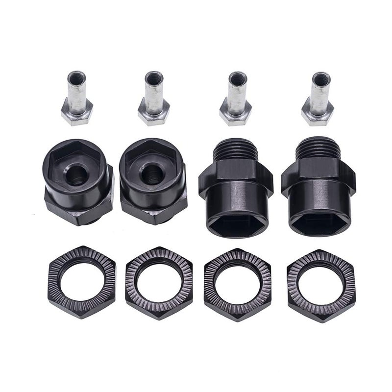 GTHELE 12mm to 17mm Wheel Hex Hub Adapter Extension Conversion for 110 RC Car and Upgrade 18 Tires - Image 3
