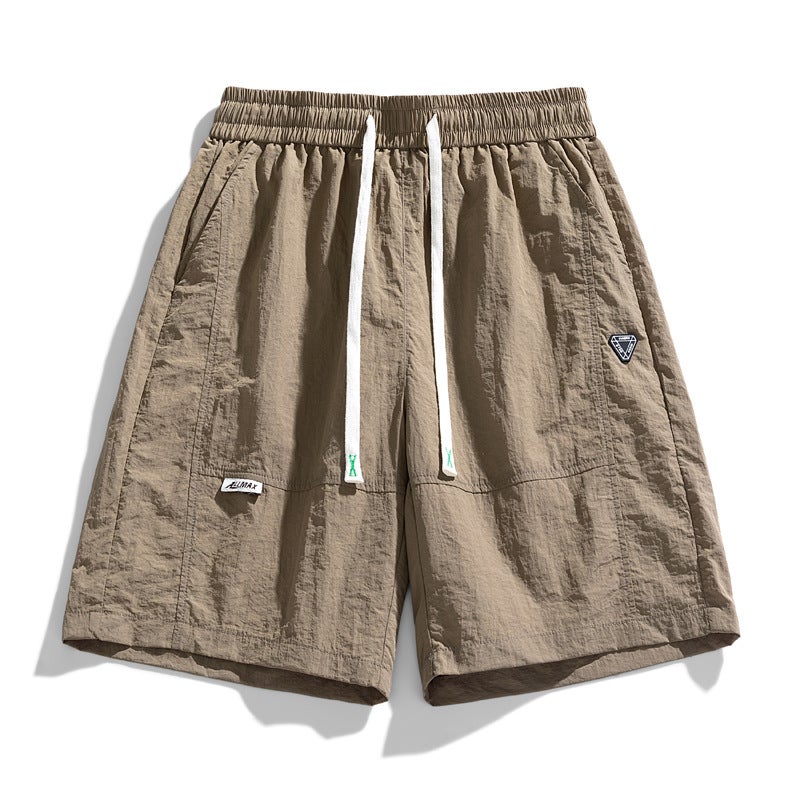 Large Size Shorts Men'S Summer Thin New American Sports Casual Loose Quick-Drying Trendy Brand Five-Point Pants - Image 1