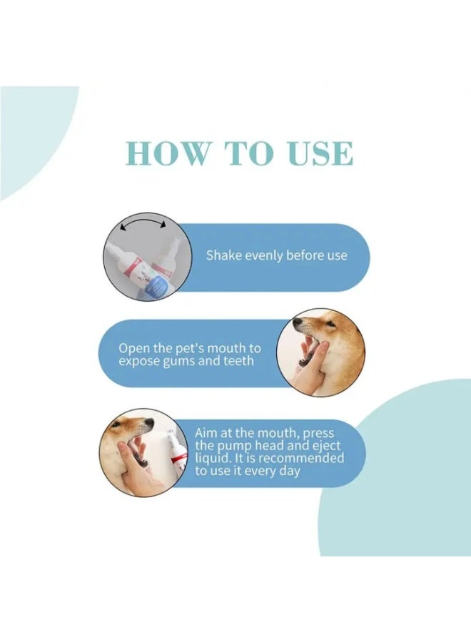 Bioline Dog Teeth Cleaning Spray Oral Care For Fresh Breath - 175ml - Image 3