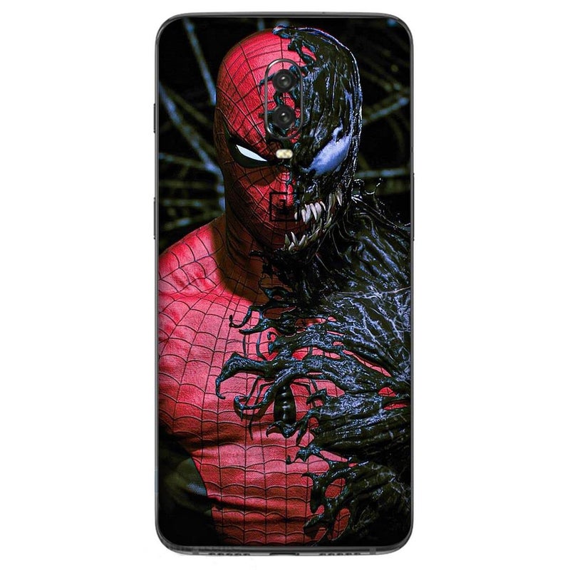 FCS Printed Back Skin for OnePlus 6T with Logo, Matte Finish (Not Back Case) Pattern-D-10 - Image 2