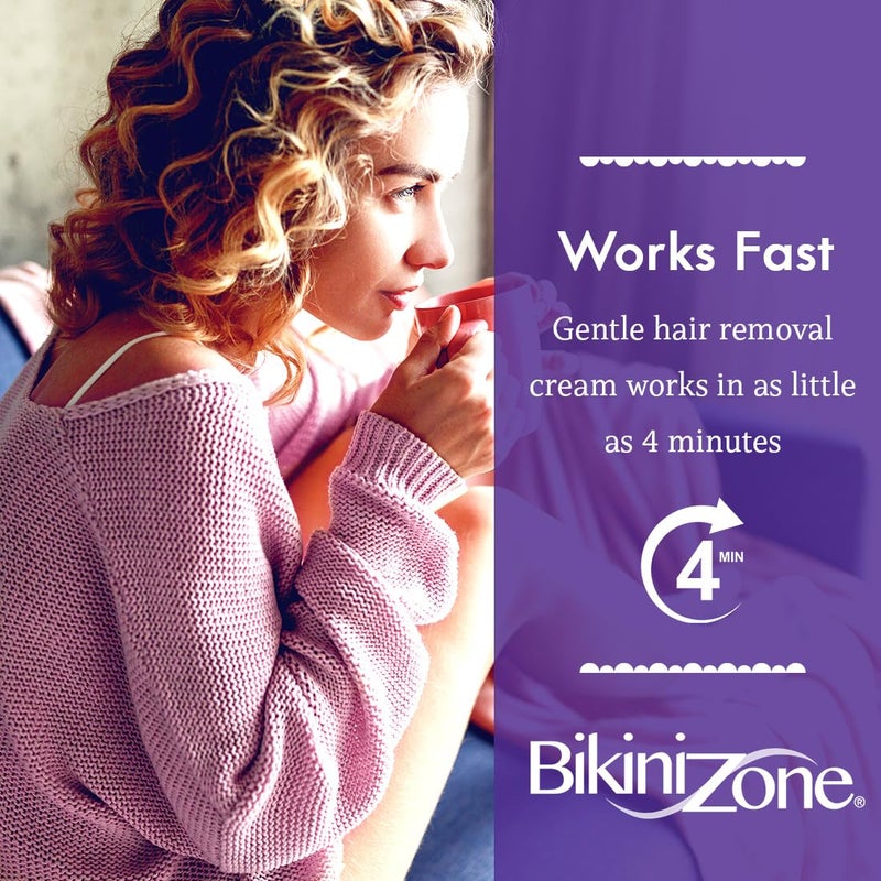 Bikini Zone CrÃ¨me Hair Remover for Intimate Areas, 2 Oz, 1 Pack - Image 2