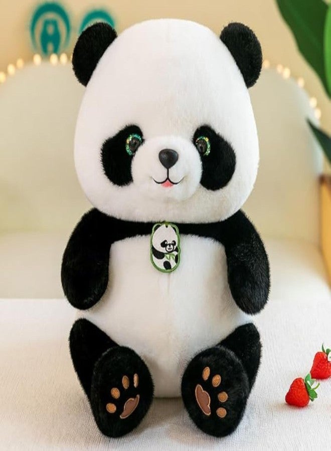 Tickles Cute Panda Bear Soft Stuffed Plush Animal Toy for Kids Boys & Girls Birthday Gift (Color: Black & White, Size: 30 cm) - Image 1
