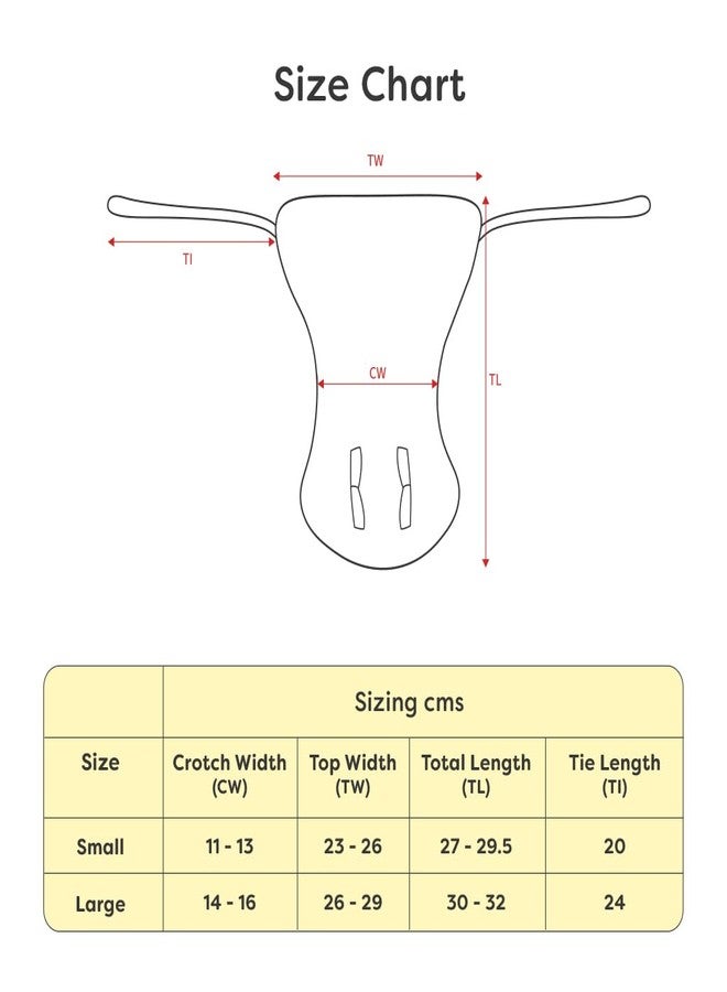SuperBottoms DryFeel Langot for Newborn - Pack of 3 | Soft, Reusable Cotton Nappy with Mess-free Outer Layer | Diaper-Free Time Essential | Adjustable Baby Langot (Fits up to 10 kg) - Image 5