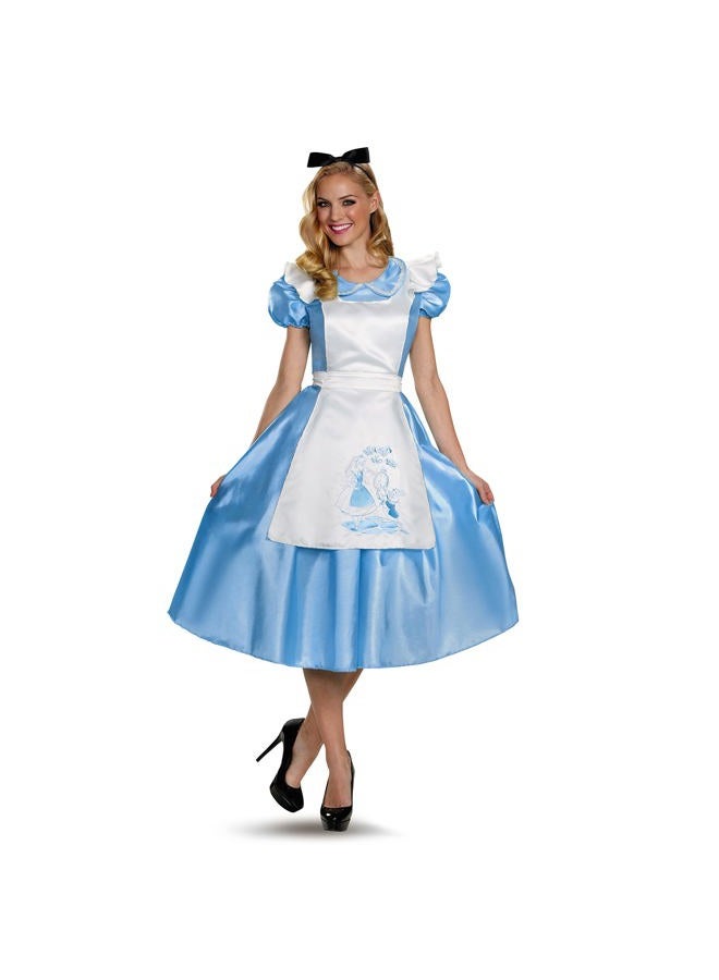 Disguise Costumes Classic Alice Deluxe Costume (Adult), Medium (8-10) - Image 1