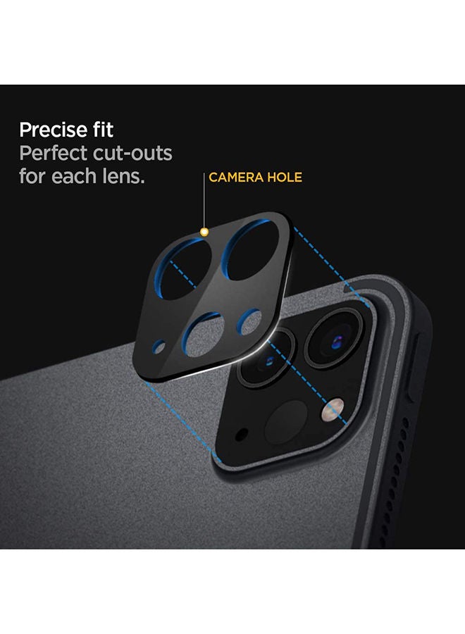 NIBEMINENT Camera Lens Screen Protector (2 Pack) for iPad Pro 11 inch M2 (2022) / 12.9 & (2021/2020) [Case-friendly] Black  - Image 4