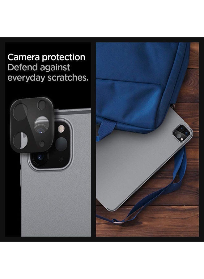 NIBEMINENT Camera Lens Screen Protector (2 Pack) for iPad Pro 11 inch M2 (2022) / 12.9 & (2021/2020) [Case-friendly] Black  - Image 2