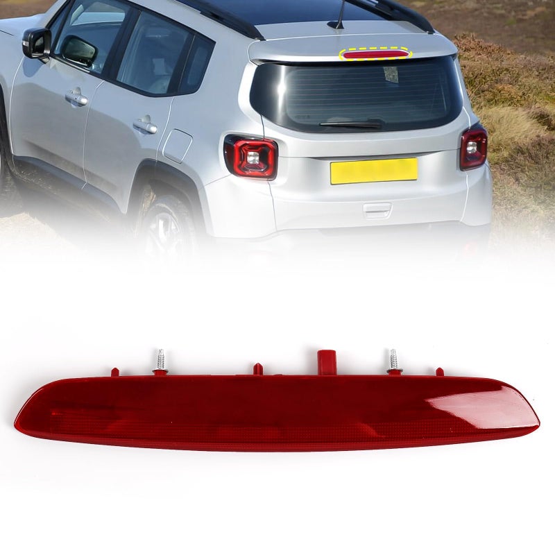 Huray Third Brake Light for Jeep Renegade 20152021 High Mount Brake Light Rear Center Stop Lamp OE Replacement