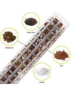 Generic Moss Pole, Coconut Moss Pillar Set of 2 Plant Stakes and Stands, with Ground Hemp Rope for Indoor Climbing Plants Upward Growth (White, 27cm)  - Image 4