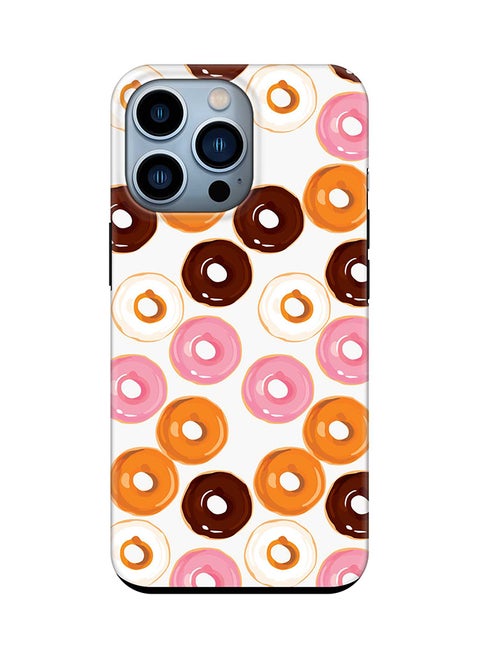 Tough Pro Case for iPhone 15 Pro Dual Layer Hybrid PC TPU Customized Mobile Cover Matte Finish Phone Case - Donut Drops