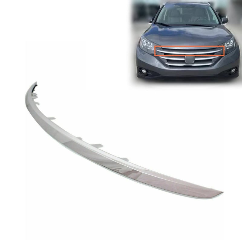 SOSEGA Front Upper Grille Grill Molding Trim Plastic Chrome Replacement For HONDA CR-V 2012 2013 2014 EX, EX-L, LX, Touring HO1217107 - Image 1