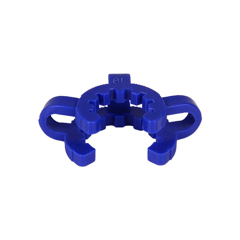 Labasics Plastic Joint Clips, 10 pcs 19 mm Lab Keck Clamp #19 Keck Clips for 19/22 Joint Glass Standard Conical Interface Clip Ground Glass Joint Lab Accessory, Blue - Image 2