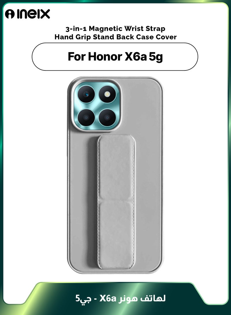 إينيكس جراب حماية 3 في 1 مغناطيسي ذو مسند للهاتف هونر X6‎a-رمادي - Image 1